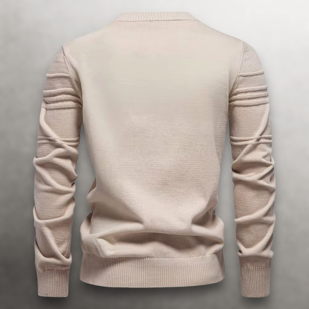 LAURENT MONACO | PULL EN COTON TEXTURÉ POUR HOMMES