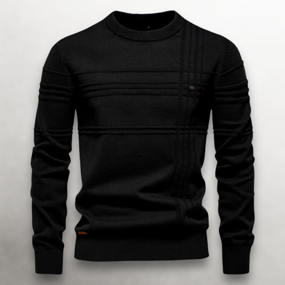 LAURENT MONACO | PULL EN COTON TEXTURÉ POUR HOMMES