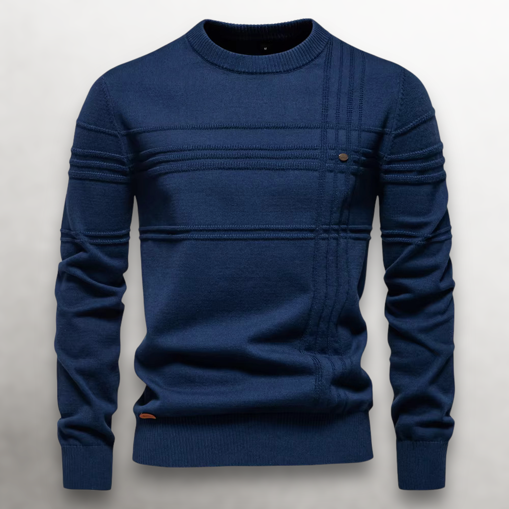 LAURENT MONACO | PULL EN COTON TEXTURÉ POUR HOMMES