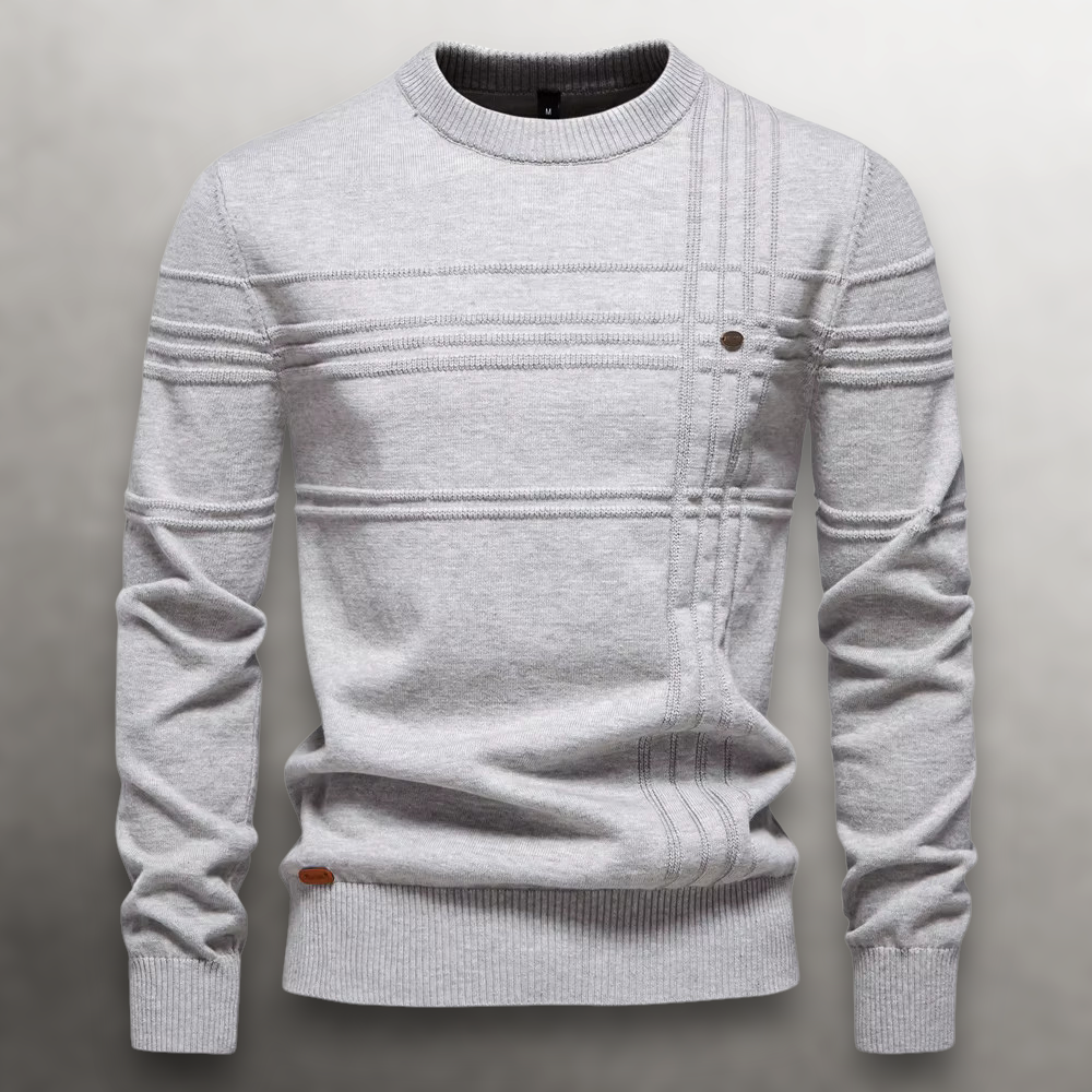 LAURENT MONACO | PULL EN COTON TEXTURÉ POUR HOMMES