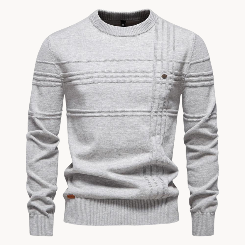 LAURENT MONACO | MAILLE HOMME À MOTIF CARREAU