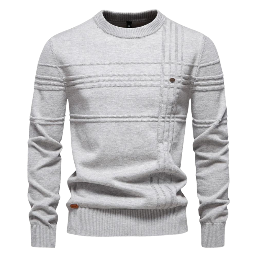 LAURENT MONACO | PULL ÉLÉGANT POUR HOMME AVEC DESIGN À CARREAUX