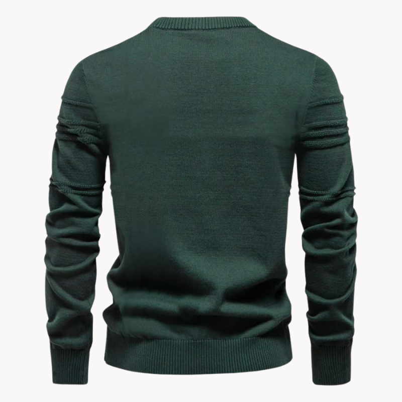 LAURENT MONACO | MAILLE HOMME À MOTIF CARREAU