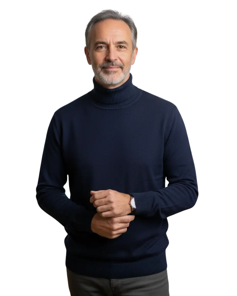 LAURENT MONACO | PULL EN MAILLE À COL ROULÉ POUR HOMME