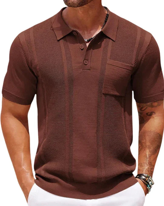 LAURENT MONACO | POLO EN MAILLE MODERNE POUR HOMMES