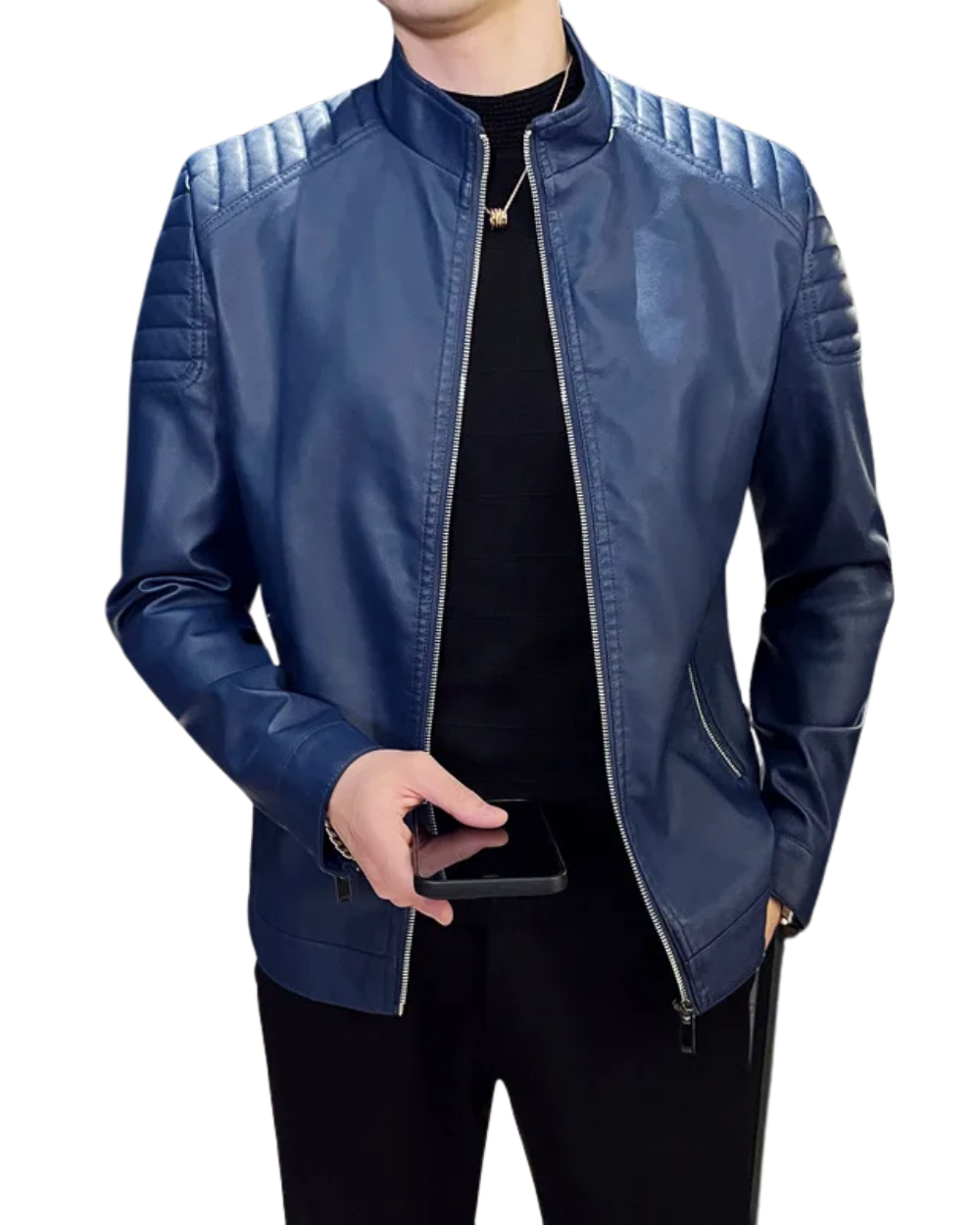 LAURENT MONACO | VESTE EN CUIR PREMIUM