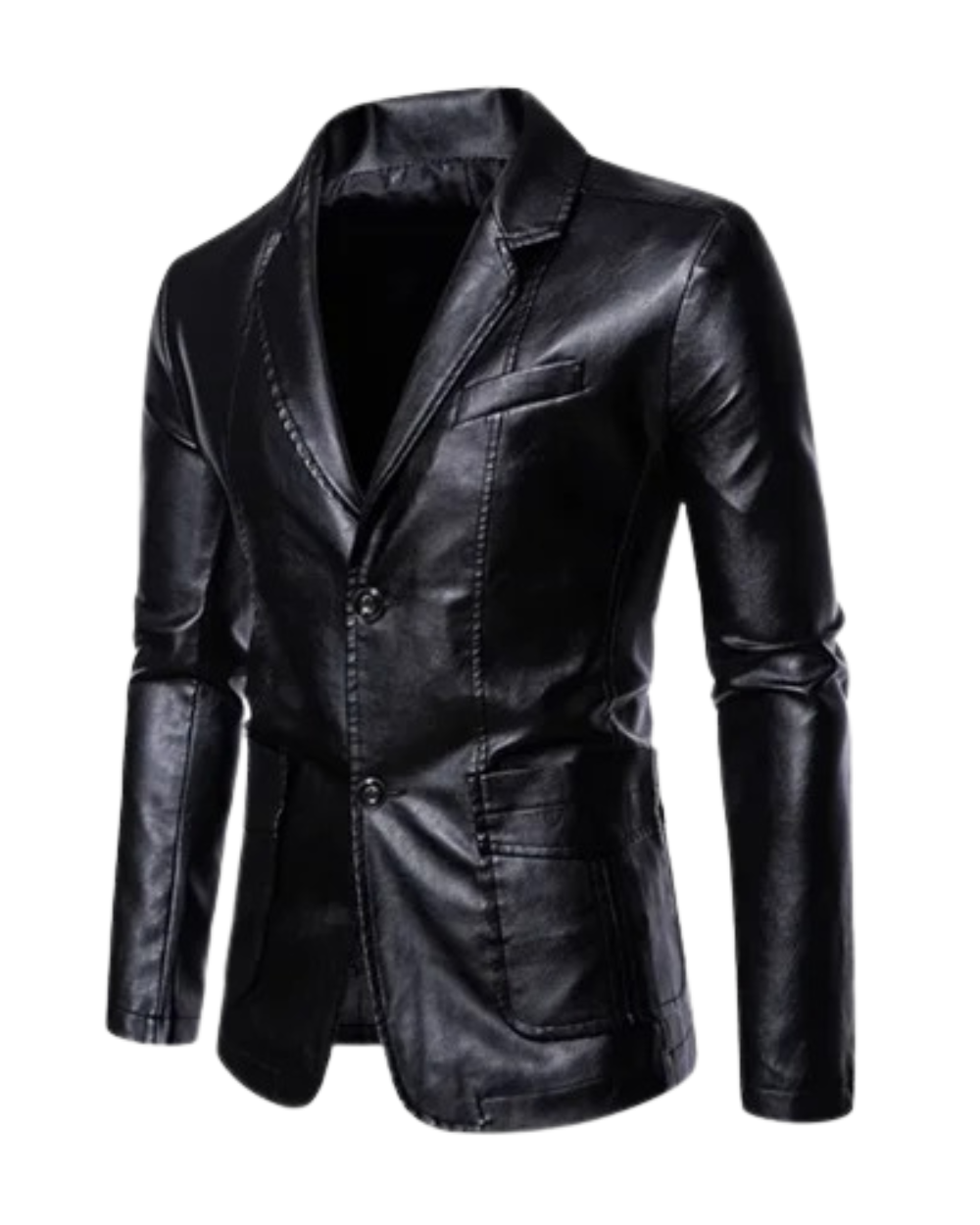 LAURENT MONACO | VESTE EN CUIR BUSINESS CASUAL