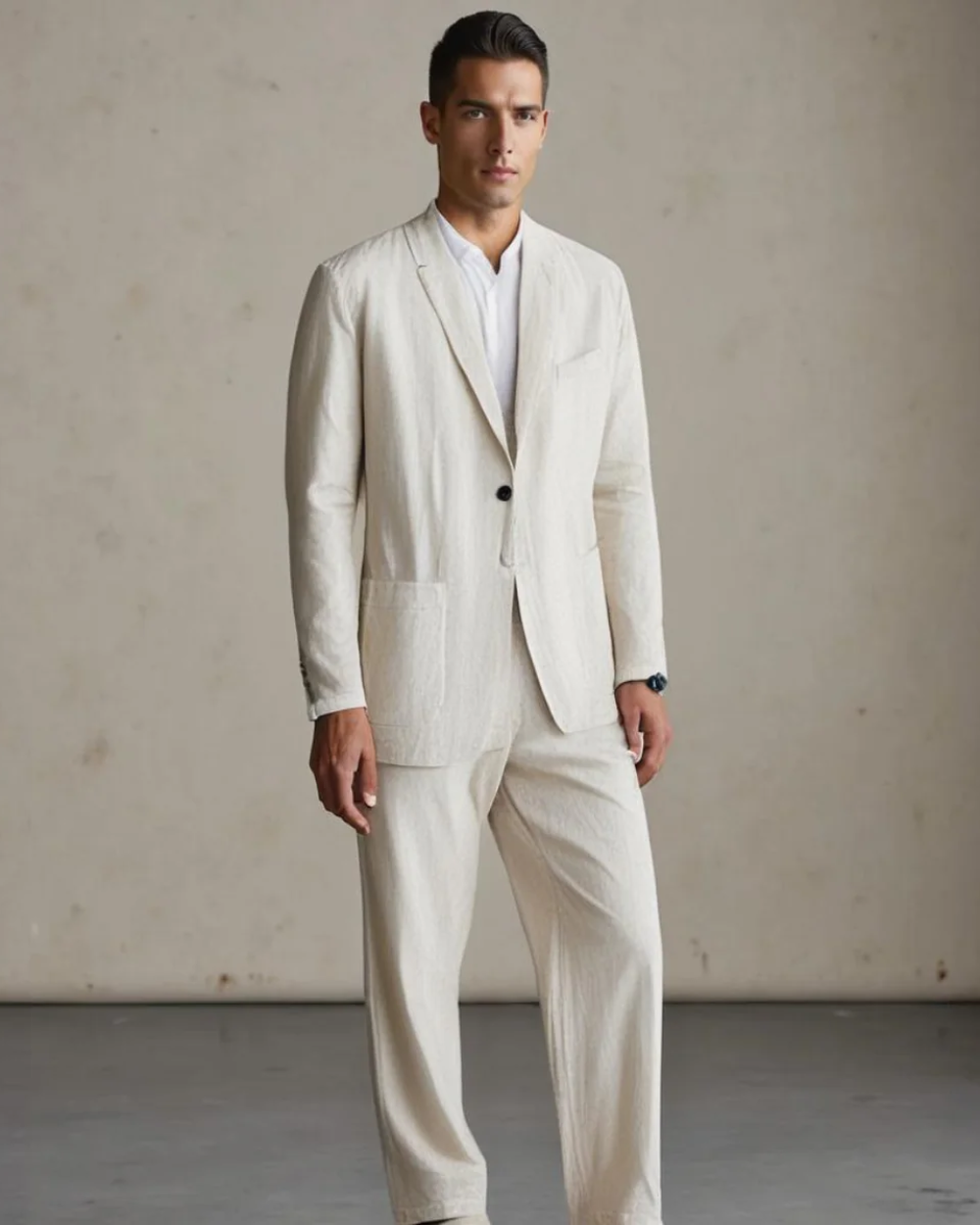 LAURENT MONACO | ENSEMBLE EN LIN POUR HOMME
