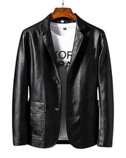 LAURENT MONACO | VESTE EN CUIR HAUT DE GAMME POUR HOMME