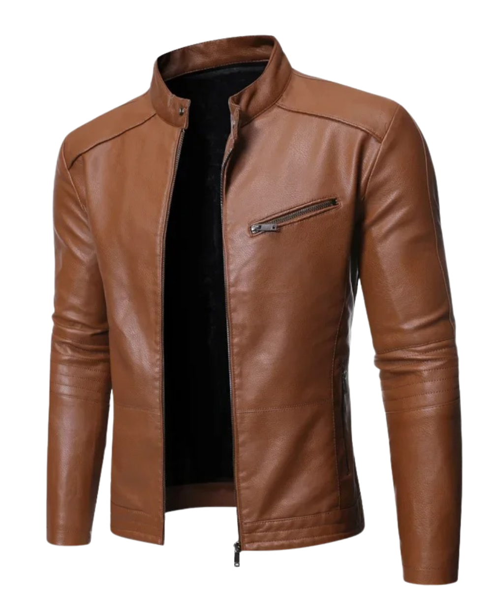 LAURENT MONACO | VESTE EN CUIR ÉLÉGANTE POUR HOMME