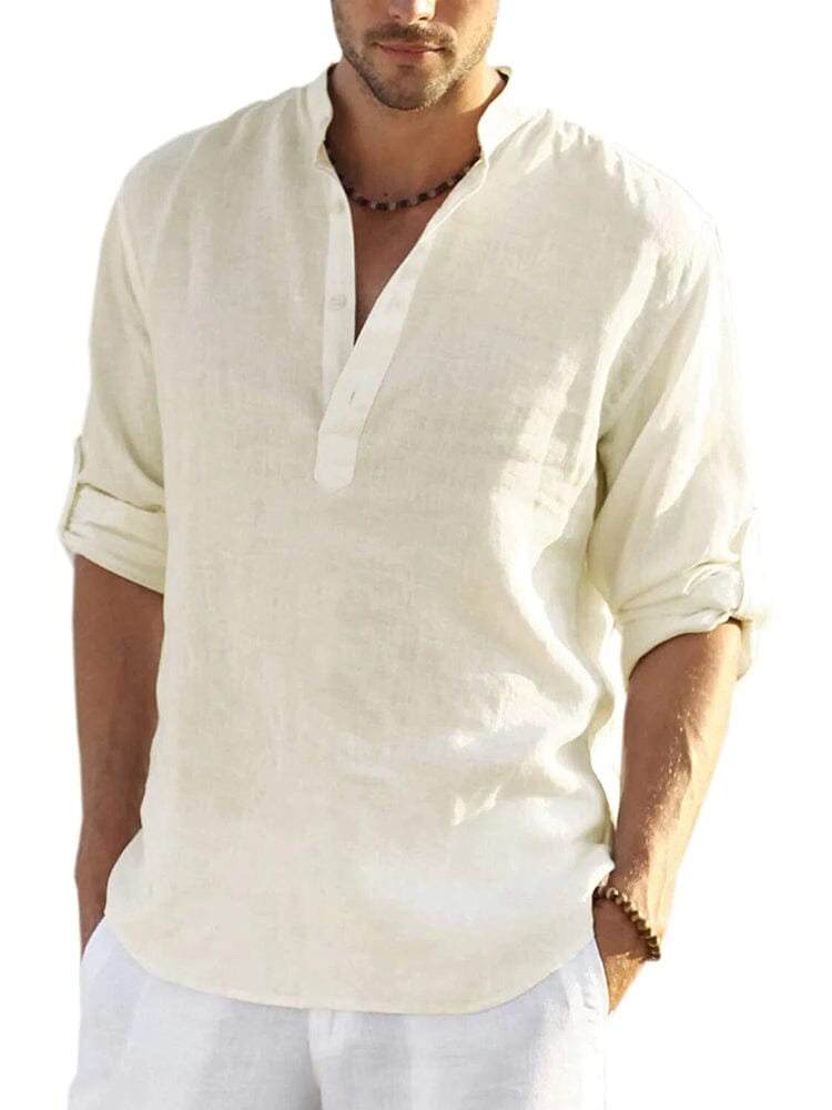 LAURENT MONACO | CHEMISE EN COTON LIN POUR HOMME