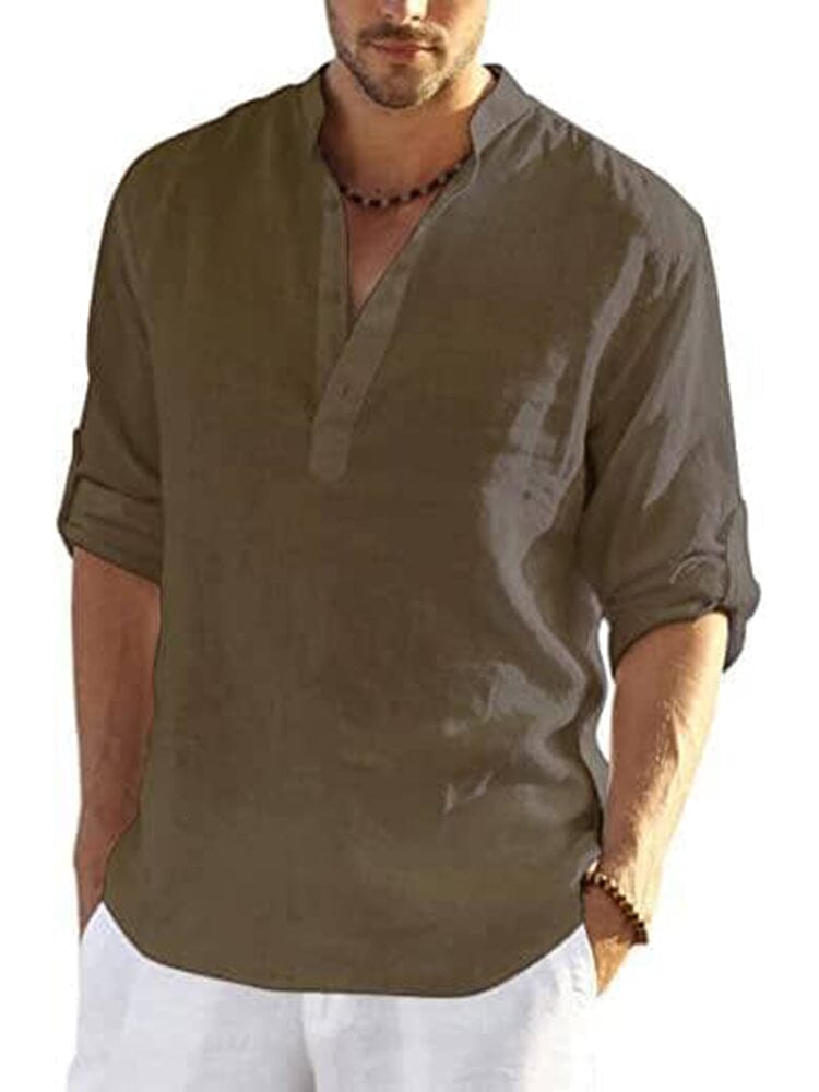 LAURENT MONACO | CHEMISE EN COTON LIN POUR HOMME