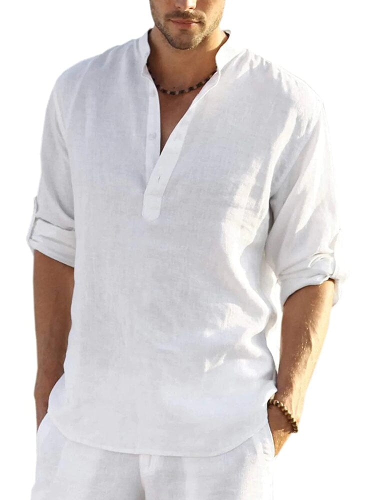 LAURENT MONACO | CHEMISE EN COTON LIN POUR HOMME
