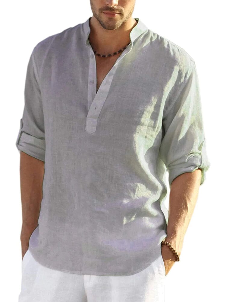 LAURENT MONACO | CHEMISE EN COTON LIN POUR HOMME