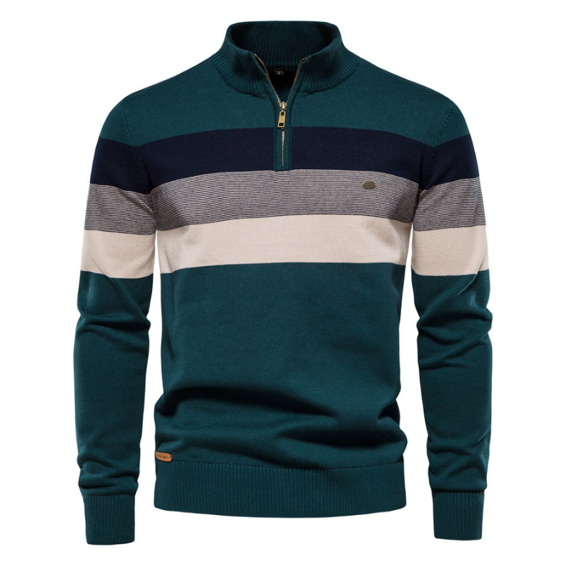LAURENT MONACO | PULL EN CACHEMIRE ARGYLE