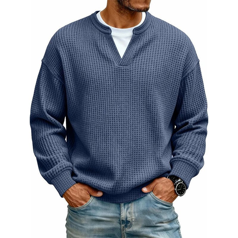 LAURENT MONACO | PULL EN MAILLE GAUFFRÉE POUR HOMMES