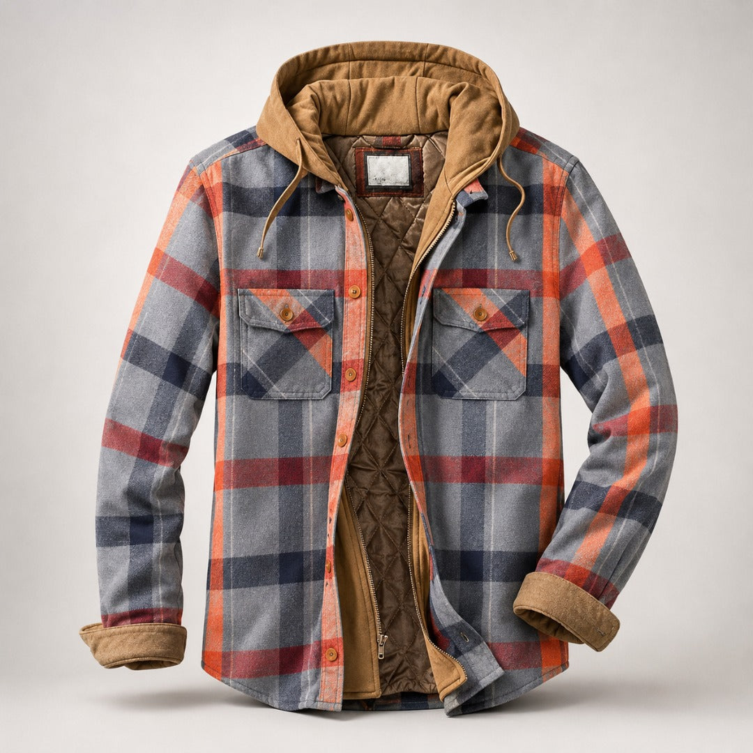 LAURENT MONACO | VESTE À CARREAUX EN PATCHWORK POUR HOMMES