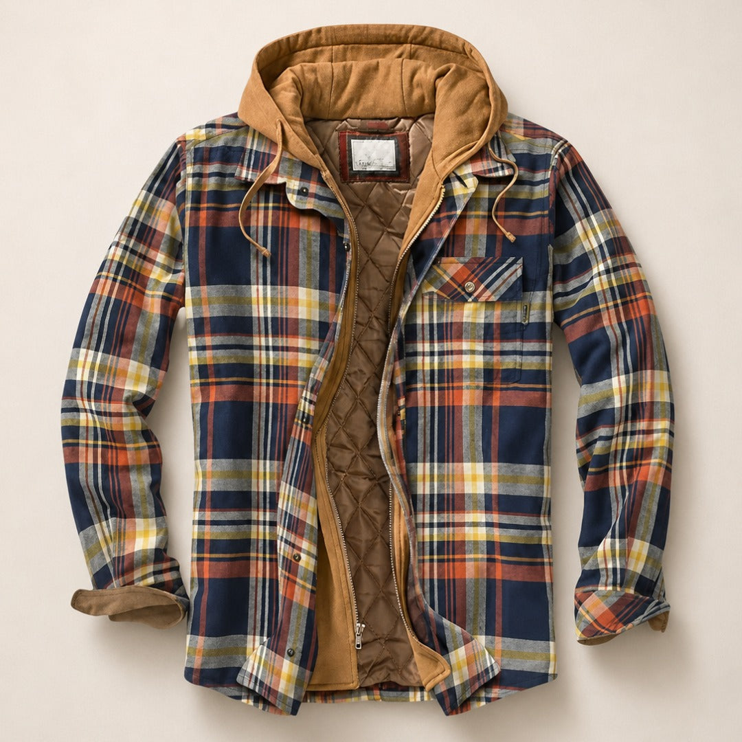 LAURENT MONACO | VESTE À CARREAUX EN PATCHWORK POUR HOMMES