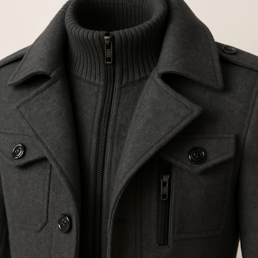 LAURENT MONACO | MANTEAU D'HIVER LONG POUR HOMME