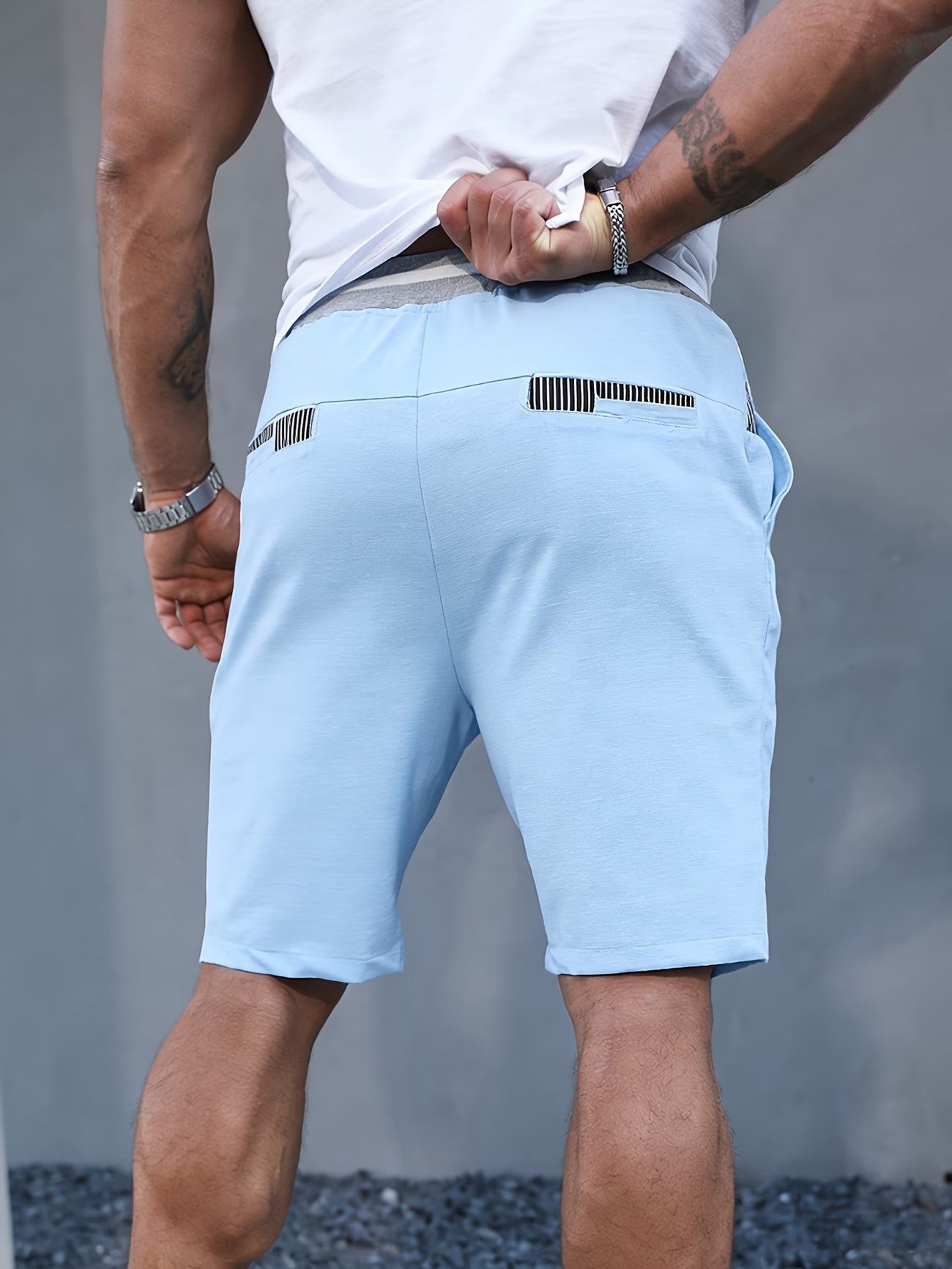 LAURENT MONACO | SHORT CHINO À CORDON DE SERRAGE POUR HOMMES
