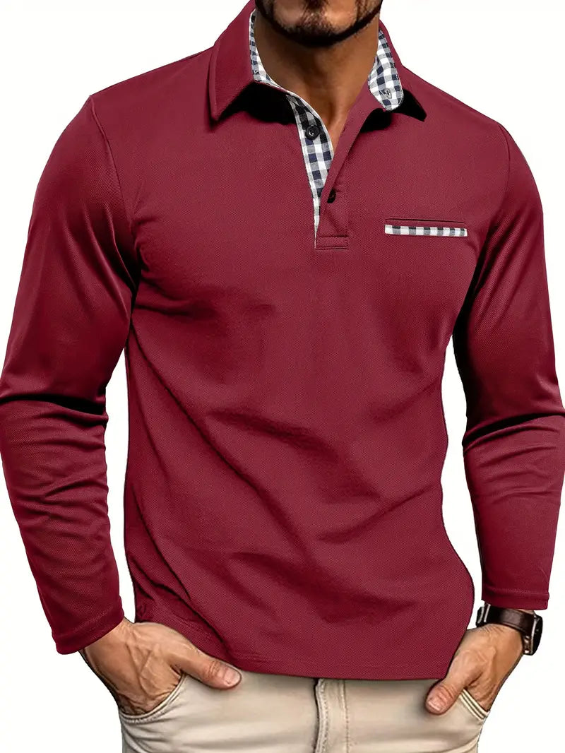 LAURENT MONACO | POLO À MANCHES LONGUES POUR HOMME