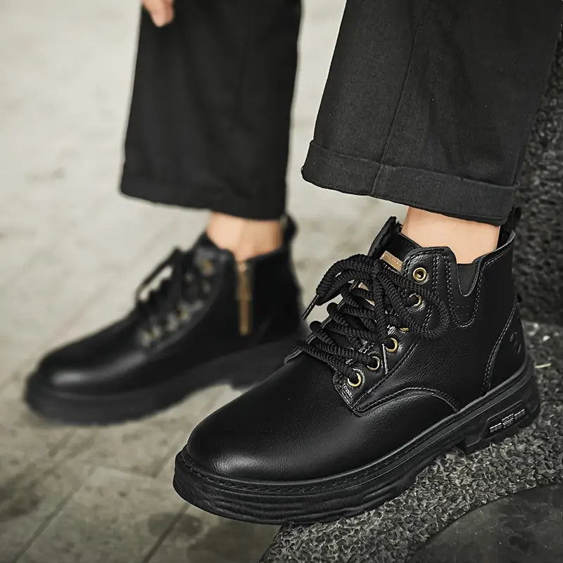 LAURENT MONACO | BOTTES EN CUIR VÉRITABLE