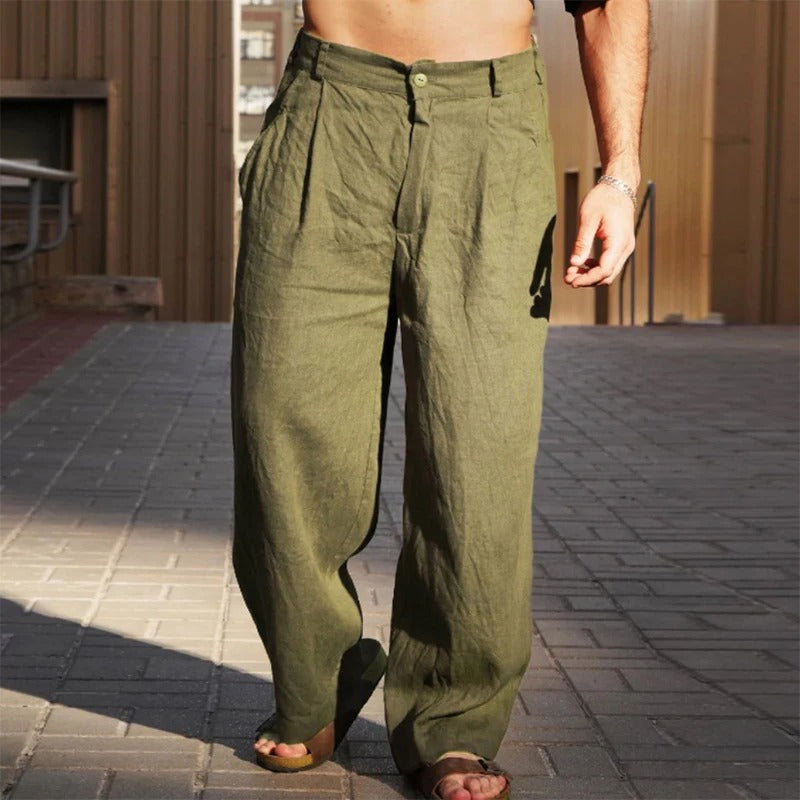 LAURENT MONACO | PANTALON D'ÉTÉ AMPLE POUR HOMMES