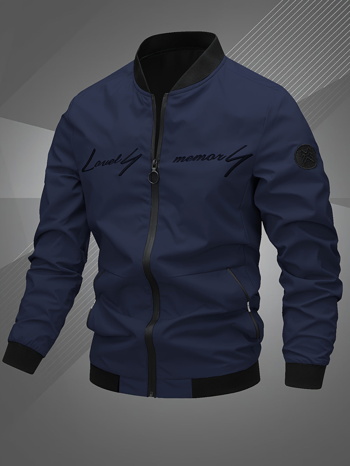 LAURENT MONACO | VESTE DE BASEBALL BRODÉE POUR HOMMES