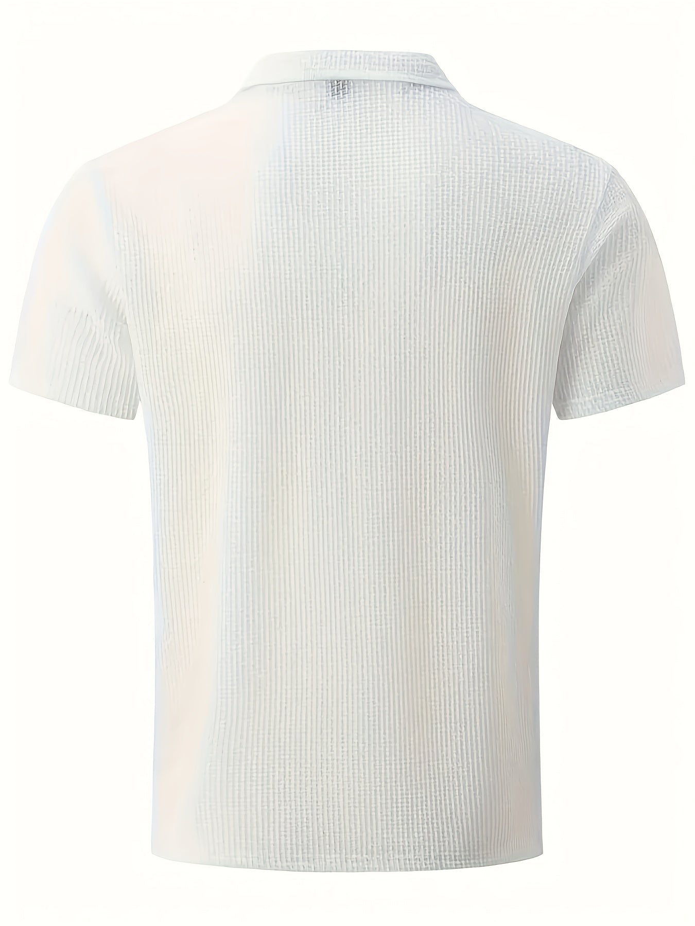 LAURENT MONACO | POLO EN MAILLE GÉOMÉTRIQUE POUR HOMMES