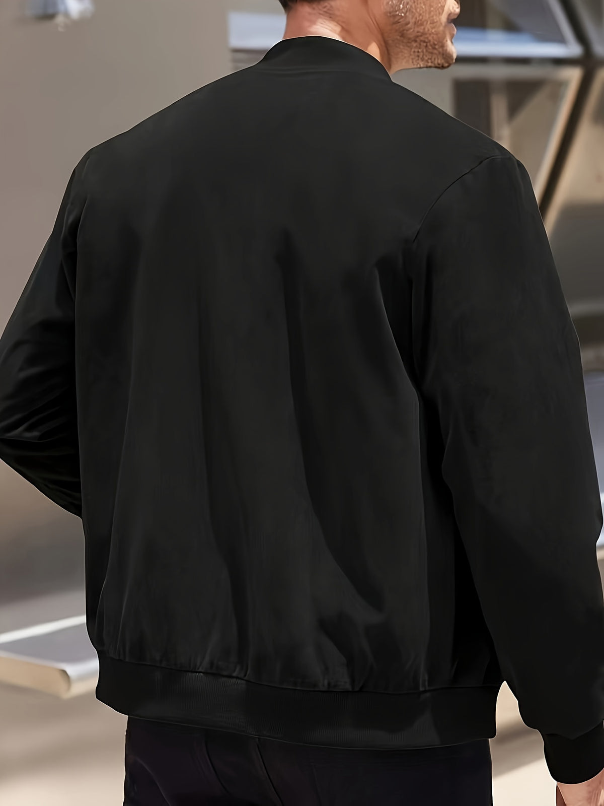 LAURENT MONACO | VESTE BOMBER À FERMETURE ÉCLAIR POUR HOMMES