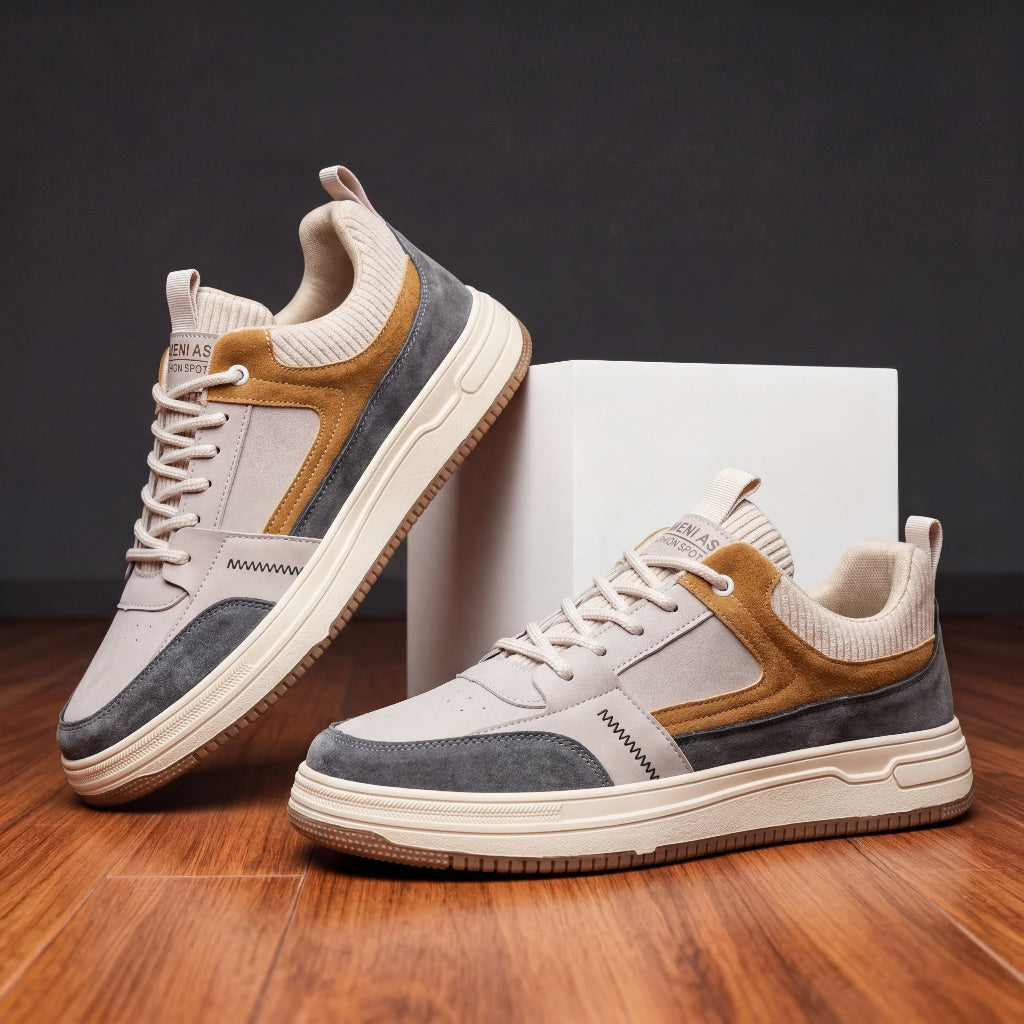 LAURENT MONACO | BASKETS SANS LACETS EN CUIR POUR HOMMES