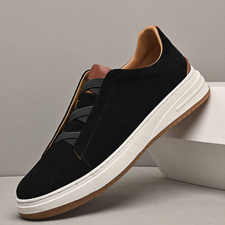 LAURENT MONACO | CHAUSSURES SANS LACETS EN DAIM POUR HOMME
