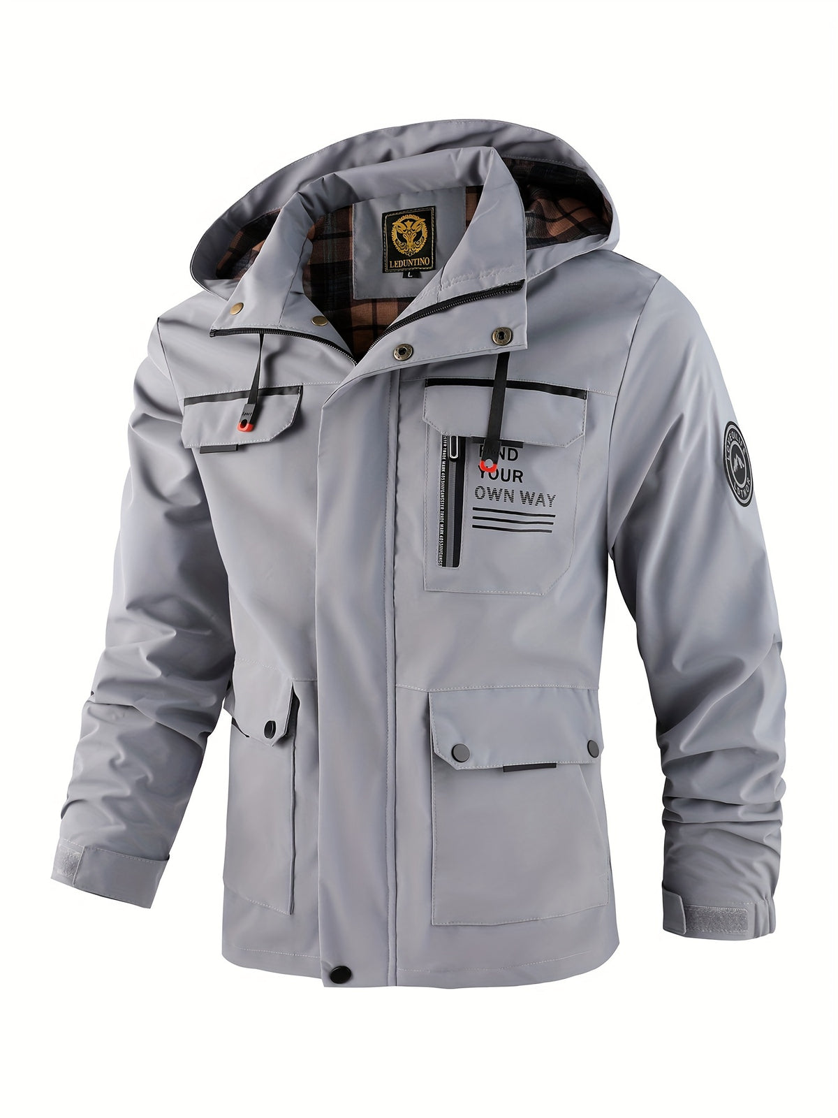 LAURENT MONACO | VESTE À CAPUCHE ET FERMETURE ÉCLAIR POUR HOMMES