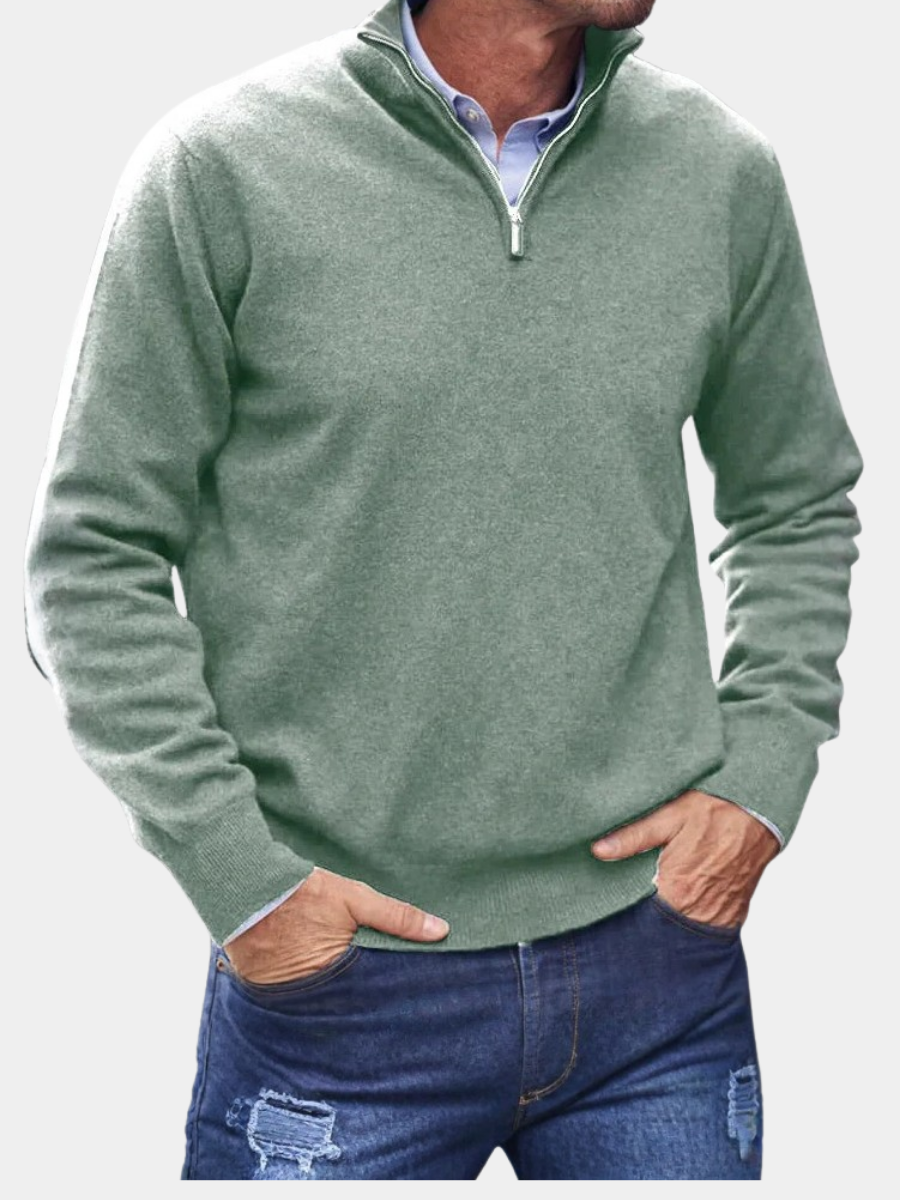 LAURENT MONACO | PULL AVEC ZIP POUR HOMME