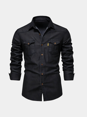 LAURENT MONACO | CHEMISE EN DENIM POUR HOMME
