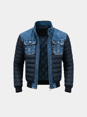 LAURENT MONACO | VESTE EN DENIM REMBOURRÉE HYBRIDE POUR HOMME