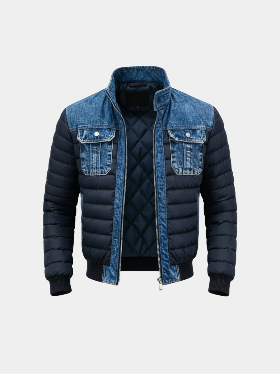 DUMONT LYON | VESTE EN DENIM REMBOURRÉE HYBRIDE POUR HOMME