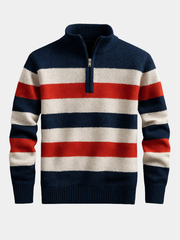 LAURENT MONACO | PULLOVER EN MAILLE AVEC ZIP POUR HOMME