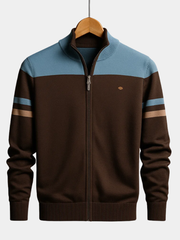 LAURENT MONACO | SWEAT COLORBLOCK AVEC ZIP POUR HOMME
