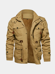 LAURENT MONACO | VESTE D'HIVER À DOUBLURE SHERPA POUR HOMME