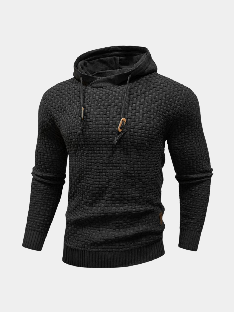 LAURENT MONACO | SWEAT À CAPUCHE CLASSIQUE EN LAINE POUR HOMME