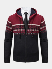 LAURENT MONACO | VESTE ETHNIQUE EN MAILLE POUR HOMMES