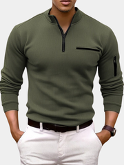 LAURENT MONACO | CHEMISE COL ZIPPÉ POUR HOMME