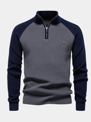 LAURENT MONACO | PULL QUART ZIP POUR HOMME