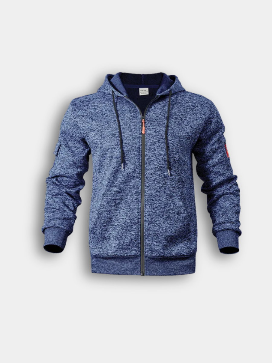 DUMONT LYON | VESTE À CAPUCHE ENTIÈREMENT ZIPPÉE POUR HOMME