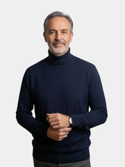 LAURENT MONACO | PULL COL ROULÉ CLASSIQUE POUR HOMME