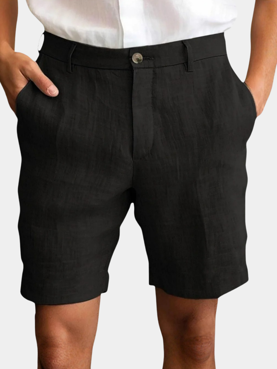 LAURENT MONACO | SHORT EN LIN POUR HOMMES