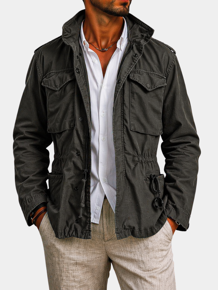 LAURENT MONACO | VESTE CLASSIQUE EN CHAMP POUR HOMMES