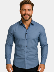 LAURENT MONACO | CHEMISE STRETCH POUR HOMMES
