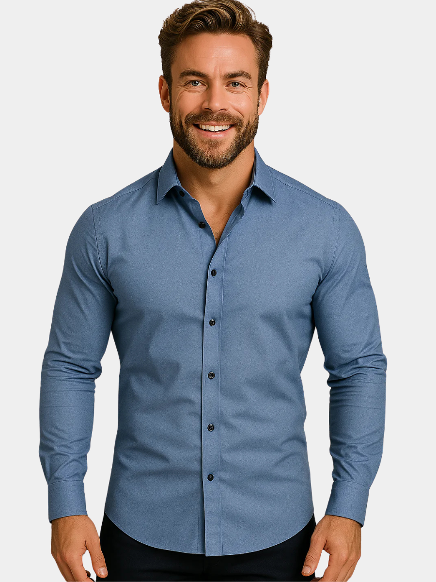LAURENT MONACO | CHEMISE STRETCH POUR HOMMES
